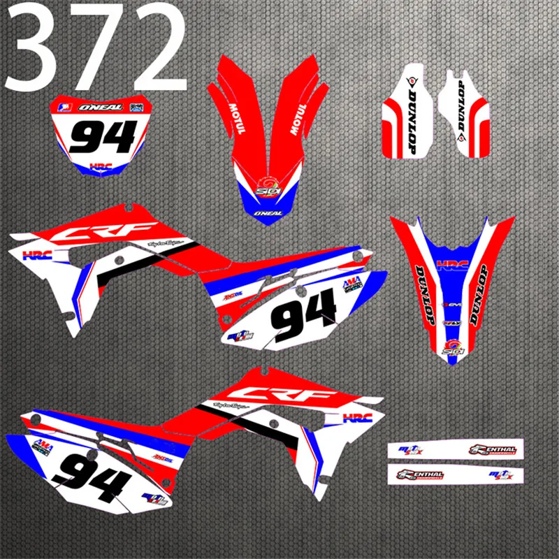 372 наклейка из фольги для мотоцикла графический узор утолщенный 0 8 мм