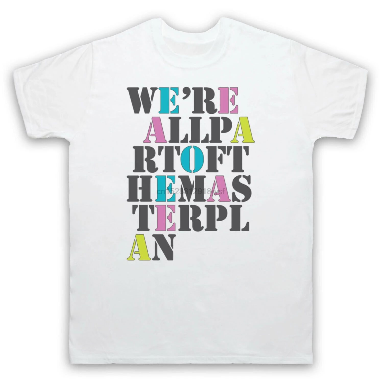 

THE MASTERPLAN BRITPOP UNOFFICIAL ROCK BAND ALL PART ADULTS &amp T-SHIRT