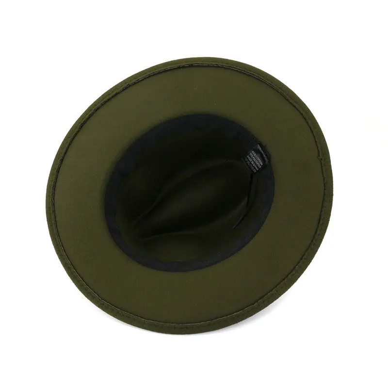 

Hats For Women Classic British Fedora Hat Ladies Men Imitation Woolen Winter Felt Hats Fashion Fall Jazz Caps