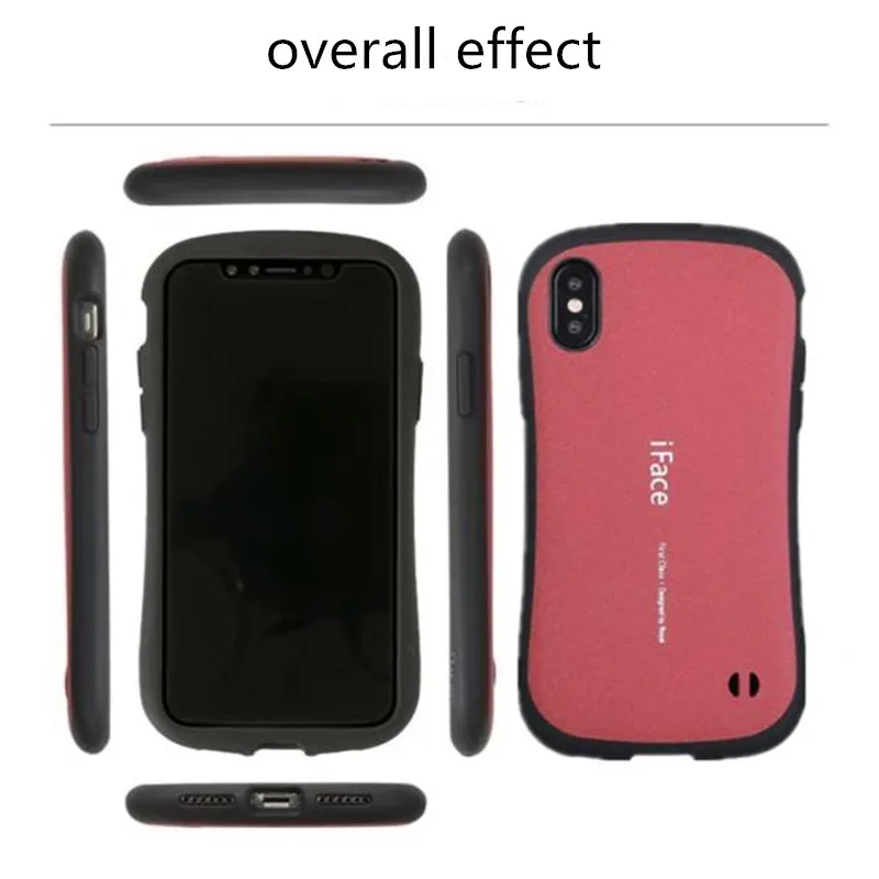 Матовый ударопрочный чехол iFace для iphone 11 pro XS Max 6 S 7 8 Plus X XR Защитный матовый |