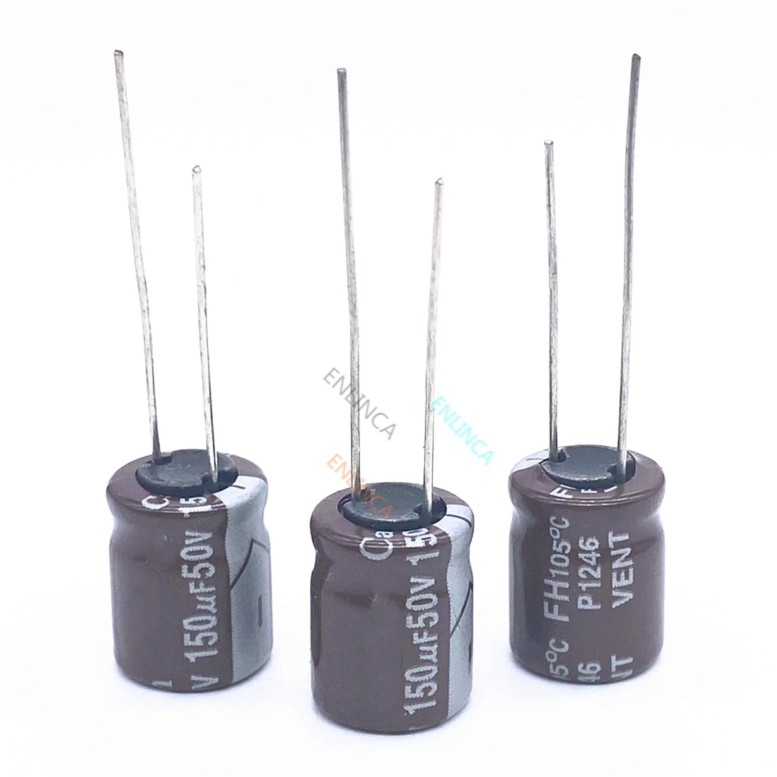 

20pcs/lot T31 50v 150UF aluminum electrolytic capacitor size 10*13 150UF 20%