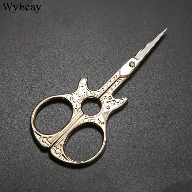 Гитары ножницы ремесленных Вышивка Ткань крестом ретро классический винтажный