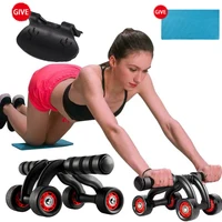 Abdominal Wheels Abdominal Muscles Training Roller Ab Wheel with Mat Bodybuilding Fitness Gym Equipment Core Exercise At Home