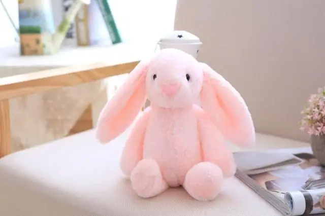 

42CM Soft Plush Toys For Children Bunny Sleeping Mate Stuffed &Plush Animal Baby For Infants 50cm Cute Easter Rabbit Doll Baby