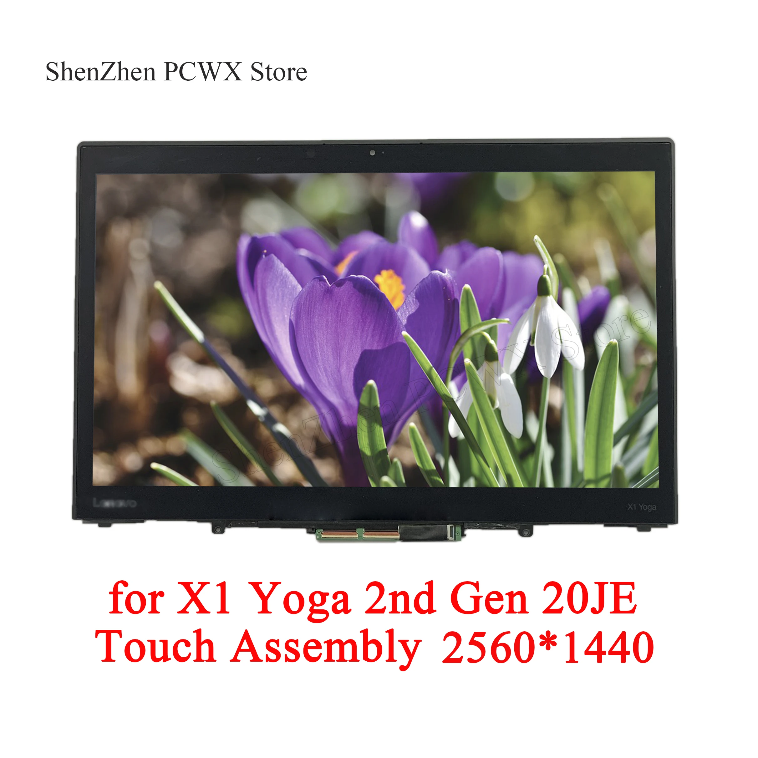 Для X1 Yoga 2-го поколения 20JE QHD 2560*1440 40 контактов 14 0 сенсорный ЖК-дисплей в сборе с
