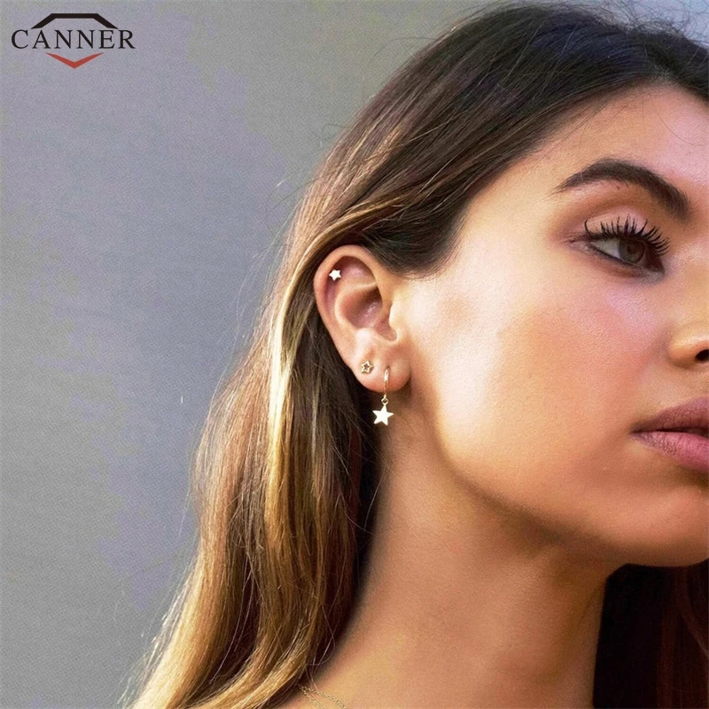 Серьги кольца женские из серебра 925 пробы золотистого цвета|Серьги-кольца| |