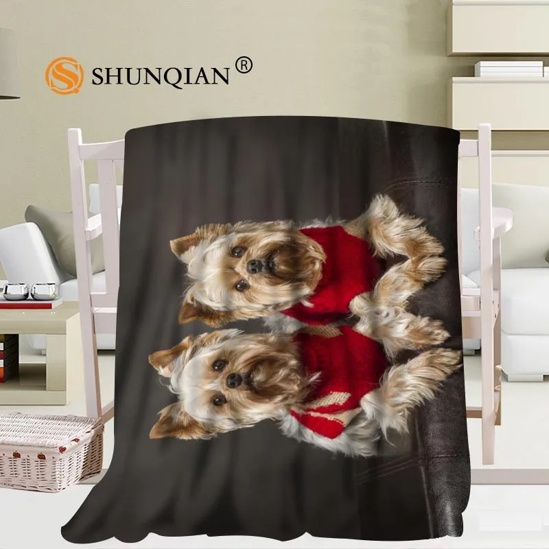 Miglior Coperte Su Ordinazione Di Grande Formato Yorkshire Terrier Per I Letti Falafel Coperta Calda Del Sofà Di Sonno Di Inverno 56x80inch 50X60inch 40X50inch