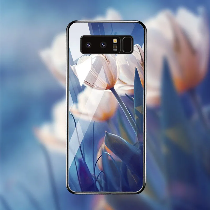 M028 Чехол из закаленного стекла для samsung Galaxy Note 8 10 чехол s Star Space samsung S10 S8 S9 Plus S10e Lite J2 Core Prime Чехлы бампер - Цвет: M028