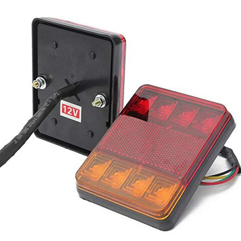 Хит продаж светодиодный задний фонарь s 12 В предупреждающая лампа Тормозная Стоп