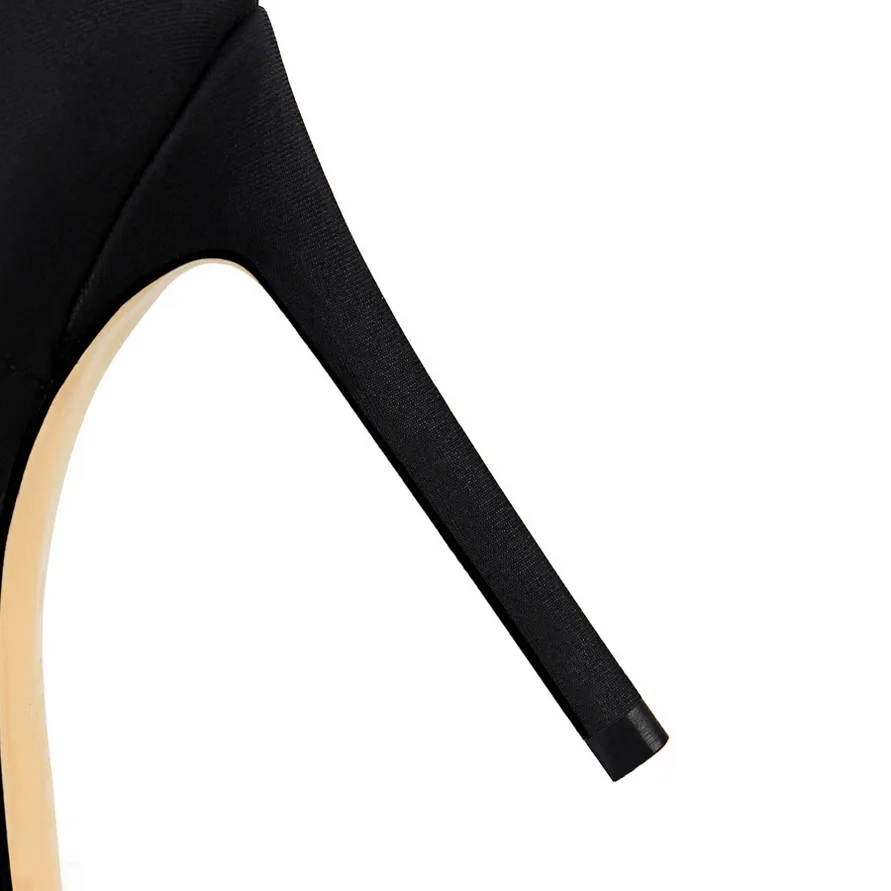 

2020 Spring Fashion Women Boots Beige Pointed Toe Elastic Ankle Boots Heels Shoes Autumn Winter Female Socks Boots