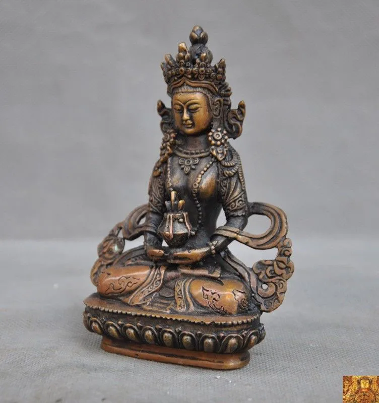 Свадебные украшения Тибетский буддистский храм Непал бронза Амитаюс долголетия