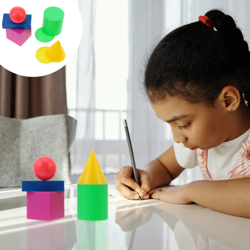 

1 Set Geometric Shapes Math Geometric Teaching Aid Geometric Form Models