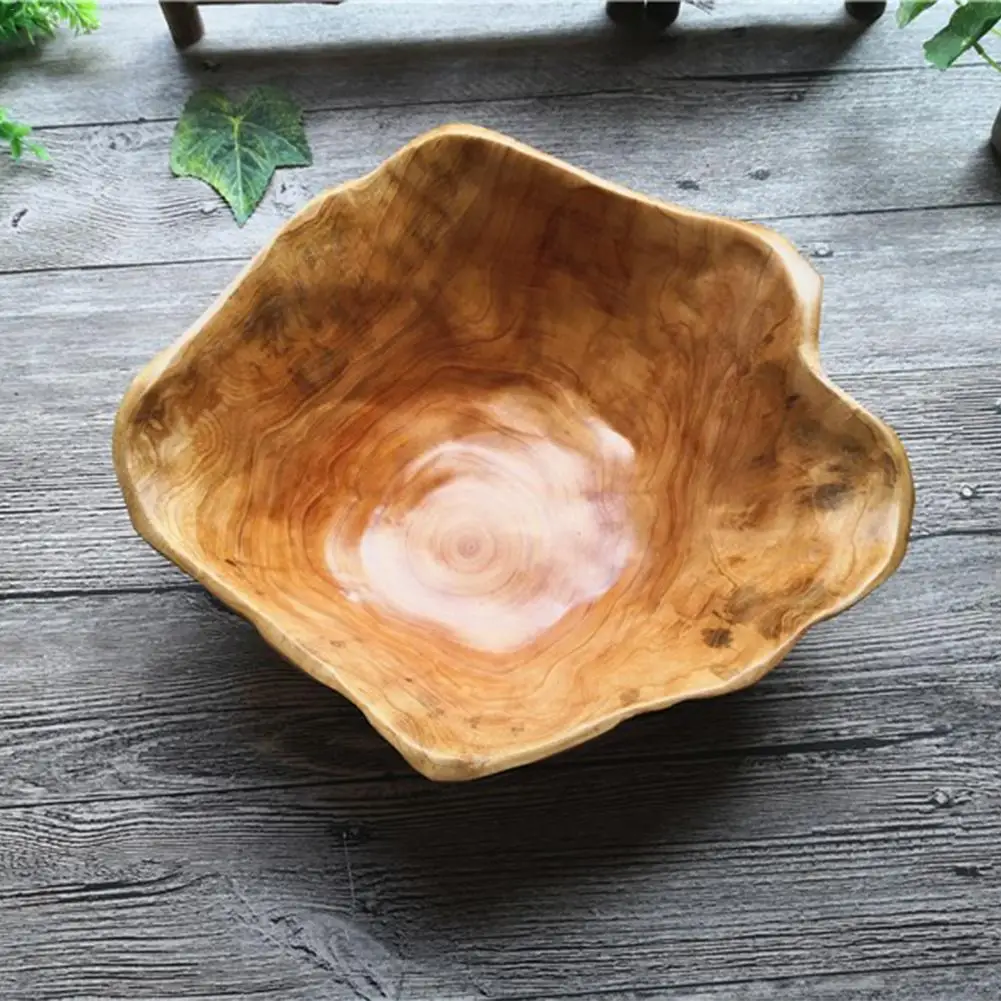 25-29 см инновационная резьба по корню домашняя деревянная тарелка для хранения