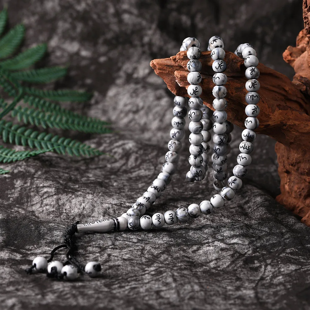 Мусульманский Ближний Восток Браслеты Tassel Pendant Форма 99 Молитвенные Четки из