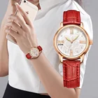 Женские часы DOM брендовые элегантные ретро часы Модные Дамские Кварцевые часы Женские повседневные кожаные женские наручные часы G-1028