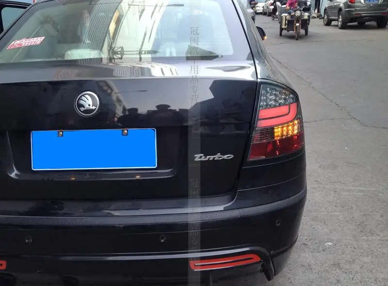 Автомобильный Стайлинг для Skoda Octavia Задние фонари 2005- Octavia задний фонарь светодиодный задние фары DRL тормоз Обратный Авто аксессуары