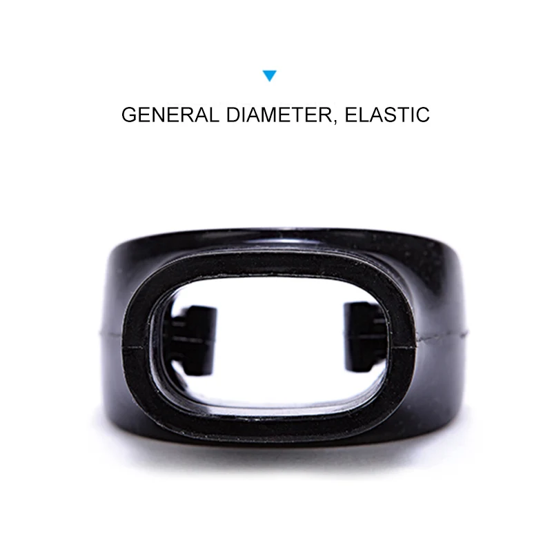 

Silicone Diving Mouthpiece Black Elastic Non-Toxic Ventilation Comfortable Swimming Pool Snorkeling Mouthpiece
