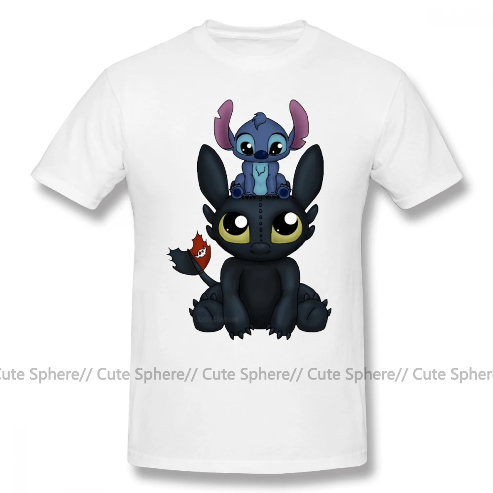 White Футболка Lilo Stitch, футболка Can I Sit Here, футболка с коротким рукавом и принтом, Мужская Базовая забавная футболка большого размера из 100 хлопка - Цвет: White