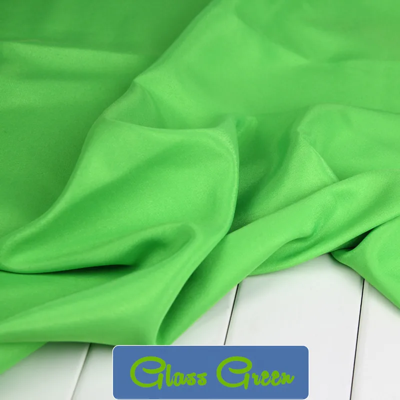 No ElastiGlass Green Эластичная атласная ткань шелк Cheongsam ткань атласная одежда юбка подкладка чистый цвет имитация шелка цвет Ding ткань - Цвет: No ElastiGlass Green