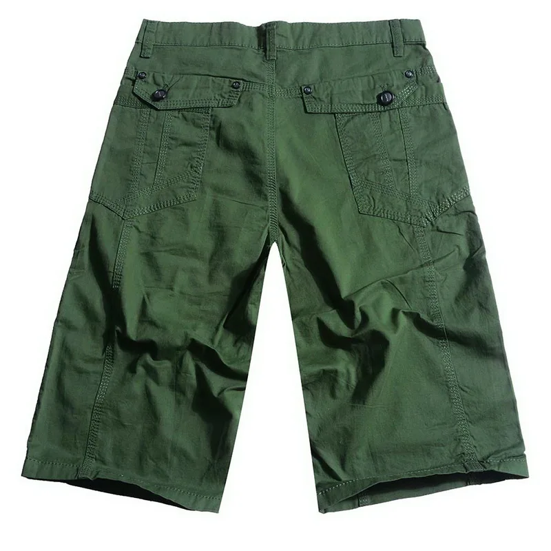 Шорты мужские повседневные однотонные на молнии свободные штаны в стиле