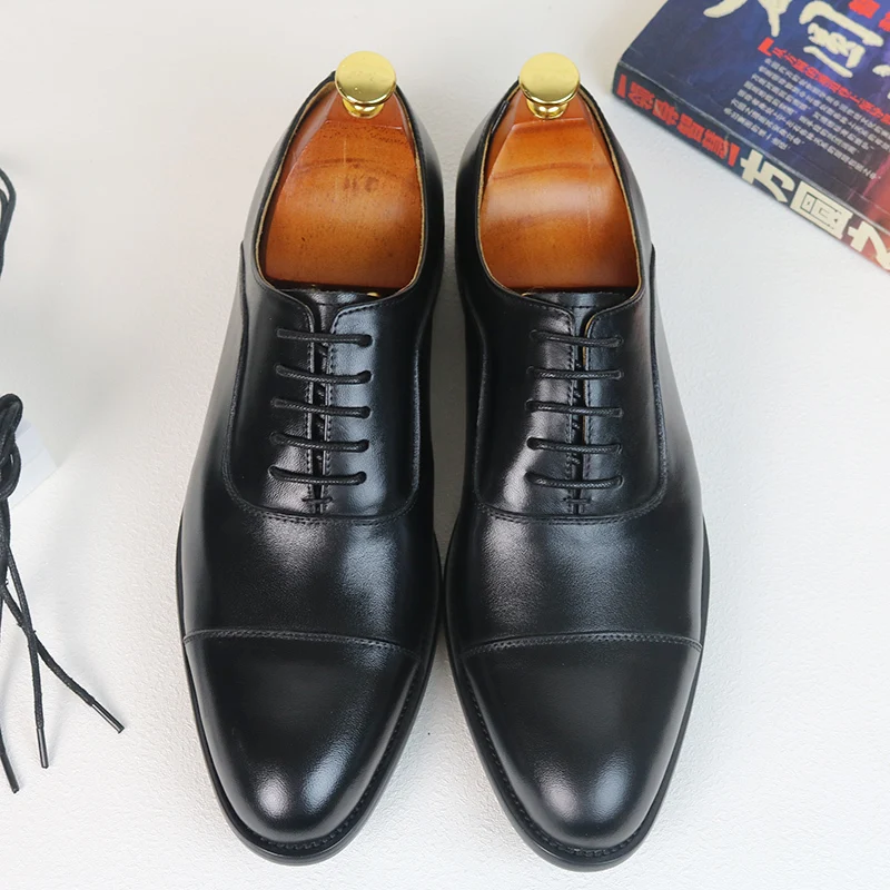 Goodyear/кожаные оксфорды ручной работы обувь British Wind три суставов Мужские модельные
