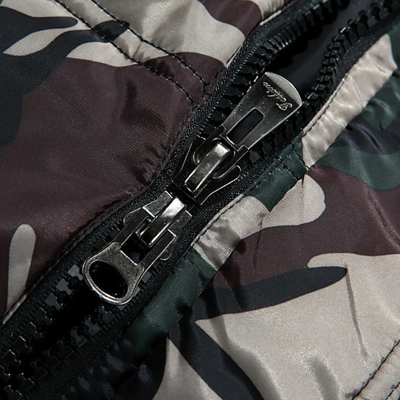 

2021 men's winter new style over-the-knee long fashion casual camouflage white duck down plus size 90% down