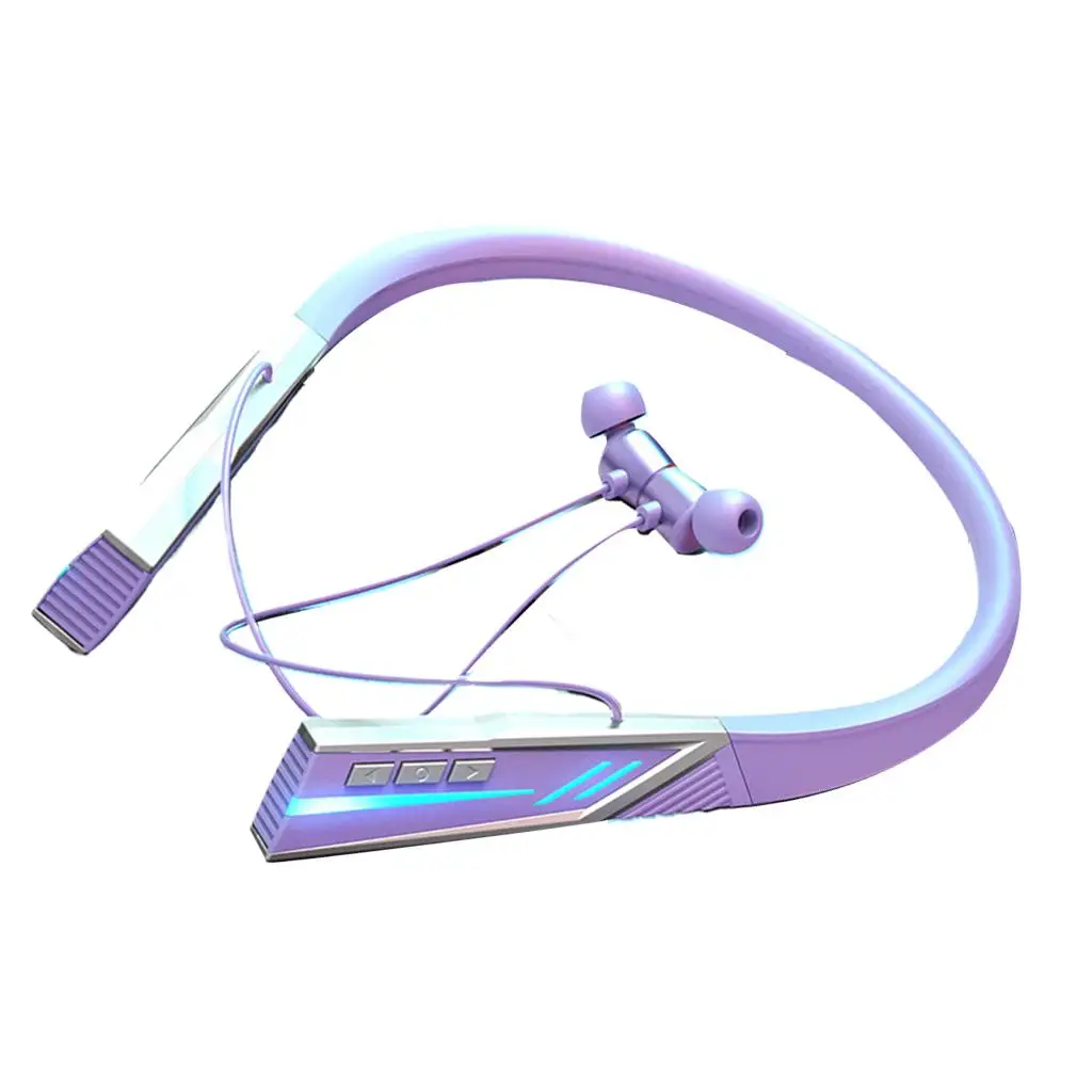 Наушники с подвесной шеей Bluetooth 5 2 встроенный микрофон голосовая помощь Гибкая