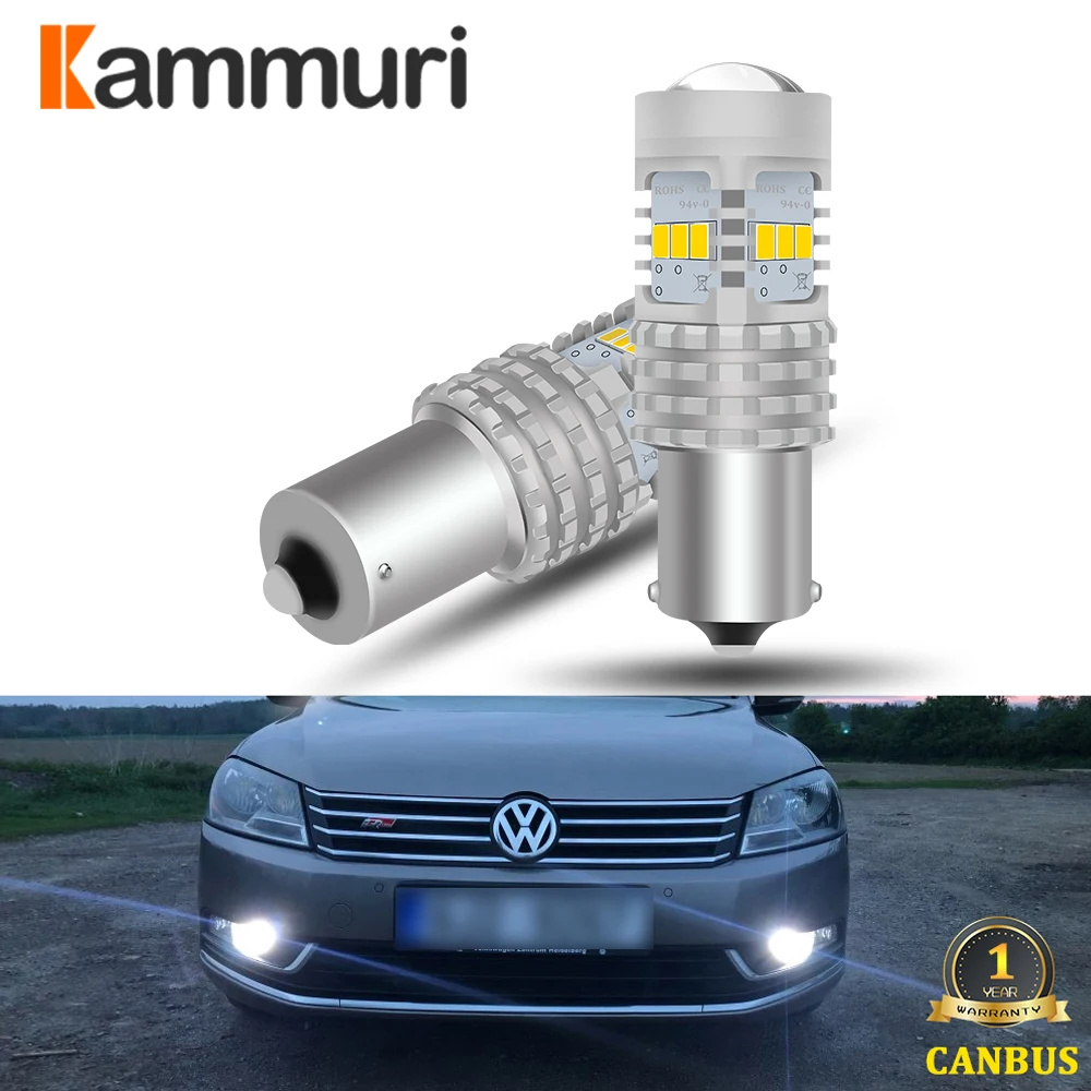 KAMMURI белый Canbus без ошибок 1156 P21W светодиодный шарик для VW Volkswagen Passat B7 2011 2012 2013 2014