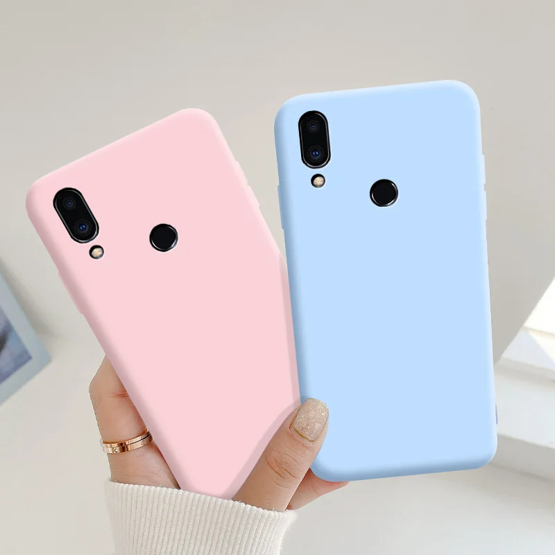 case for meizu note 9 case soft tpu silicone case solid color protective phone shell for meizu note 9 back cover cases free global shipping