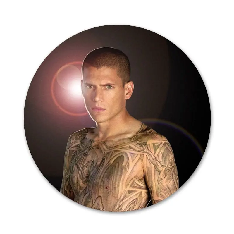 Значки в виде побега из тюрьмы 58 мм значки металлические для украшения одежды и