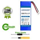 Аккумулятор GSP1029102 для JBL Charge 2 Plus 2 Plus,Charge 2 +,charge 3, P763098, 17000 мАч