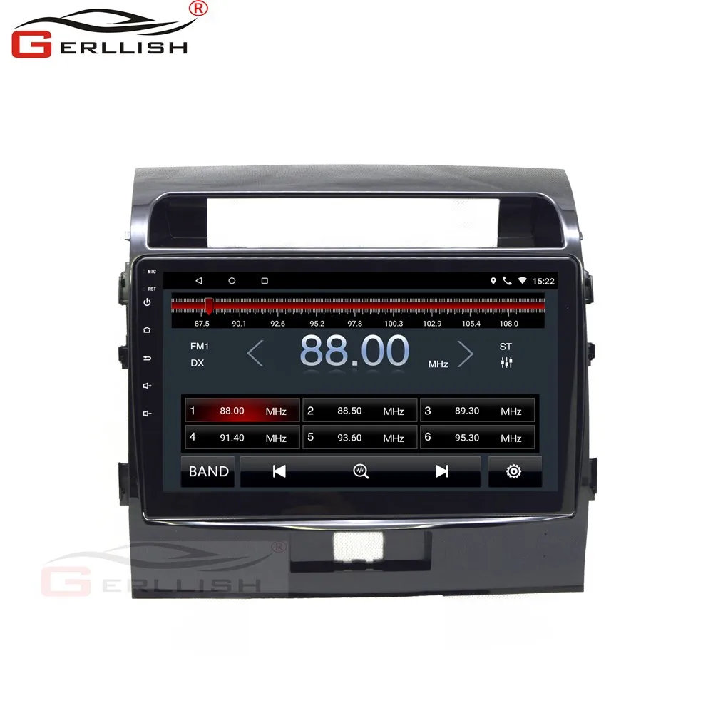 Android dvd плеер с сенсорным экраном для Toyota Land Cruiser 200/LC200 2007 2015 RDS/GPS/Bluetooth