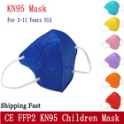 KN95 Детские маски для лица 5 лечебная маска против пыли PM2.5 FFP2 детская маска защитная маска для мальчиков и девочек маски