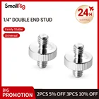 Винт-адаптер SmallRig с наружной резьбой 14-14 дюйма, с двойной головкой, для камеры, монитора, светодиодного микрофона (2 шт. в комплекте)-828