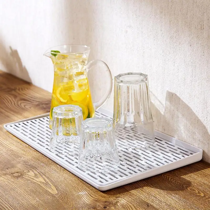 Кухонный Органайзер двухслойный поднос для посуды овощей сушилка