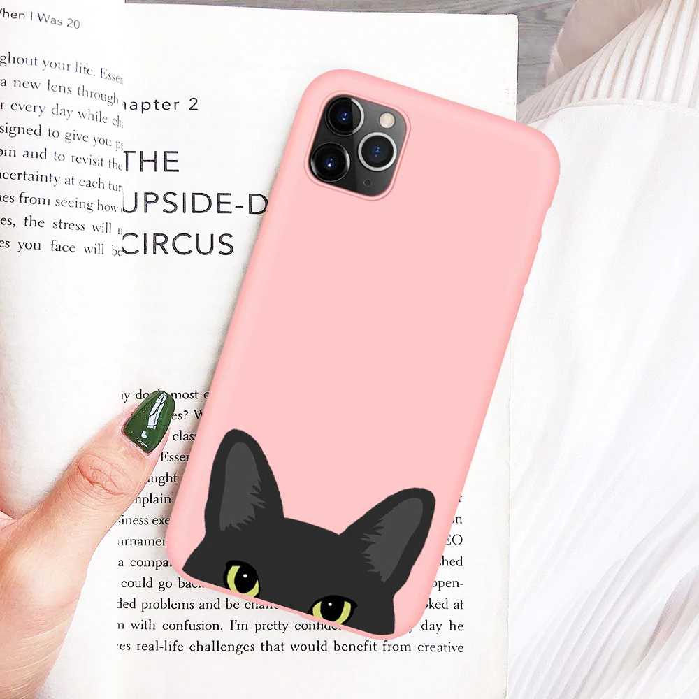 Чехол для телефона iPhone 11 Pro XS Max XR X 8 7 6 6S Plus Роскошная мягкая задняя крышка из ТПУ