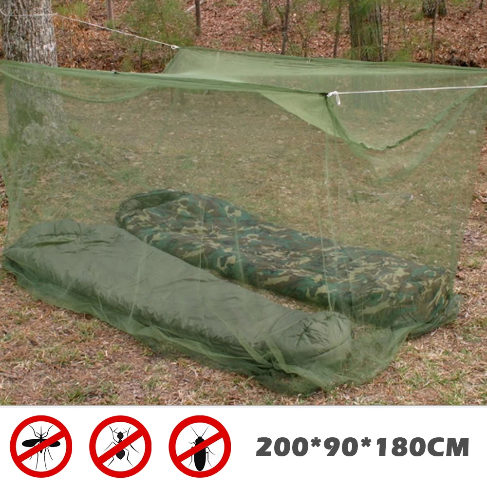 

2021 Outdoor Camping Mosquito Net Insect Tent Storage Bag Mosquito Repellent Household Insect Tent Reject Curtain Bed Tent