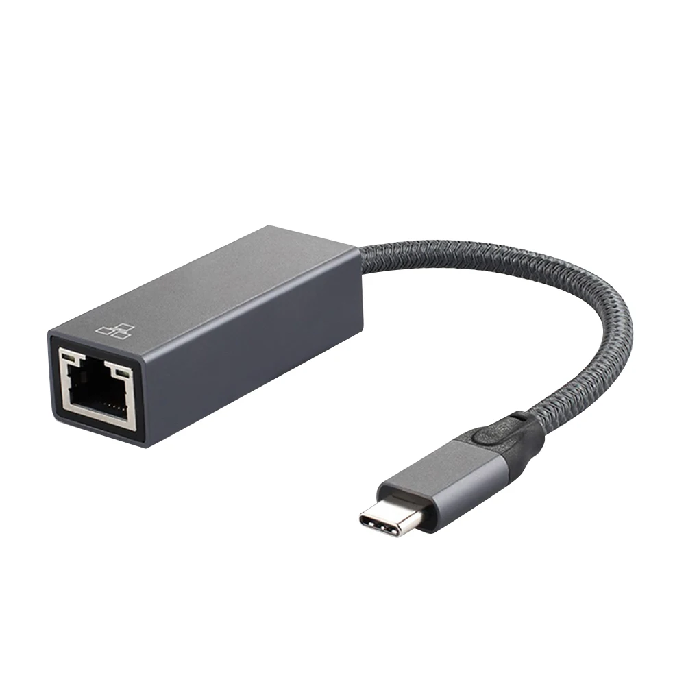 

Адаптер для кабеля 8153 Core USB3.1 TYPE-C к RJ45, гигабитный сетевой порт, сетевой кабель для ноутбука, бесплатное преобразование привода