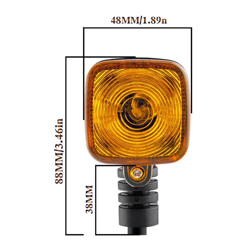 

12V Turn Signal Lights Accessories Amber Blinker Motorcycle Replacement