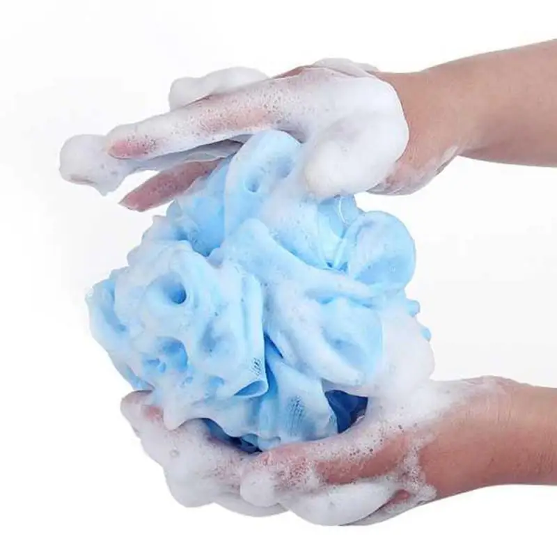 

Shower Mesh Ball Large Scrubber Sponge Flower Exfoliating Body Brush Puff Useful Household Bathroom Student Dorm Shower Tools