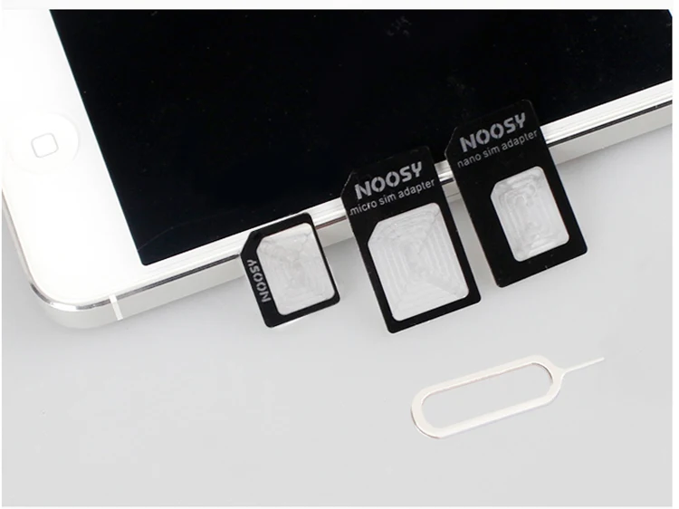 Качественная нано sim-карта адаптер 4 в 1 micro-SIM с картой Pin Розничная посылка для iPhone