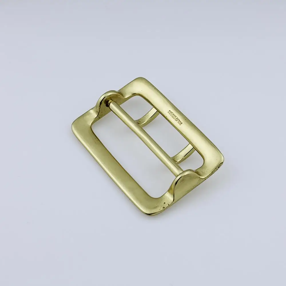 Кожаная фурнитура для рукоделия BOR Corlor 2 зубца латунная металлическая пряжка