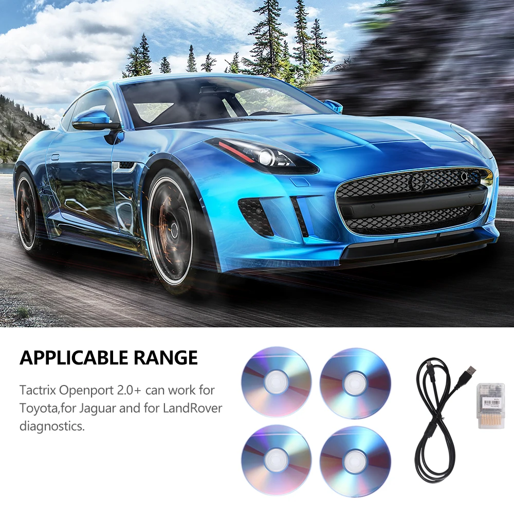 

Professional ECU Car Flash Car Repairing Tool Tactrix Openport 2.0+ Chip Tuning Automobile Diagnostic Detector Connector Tool