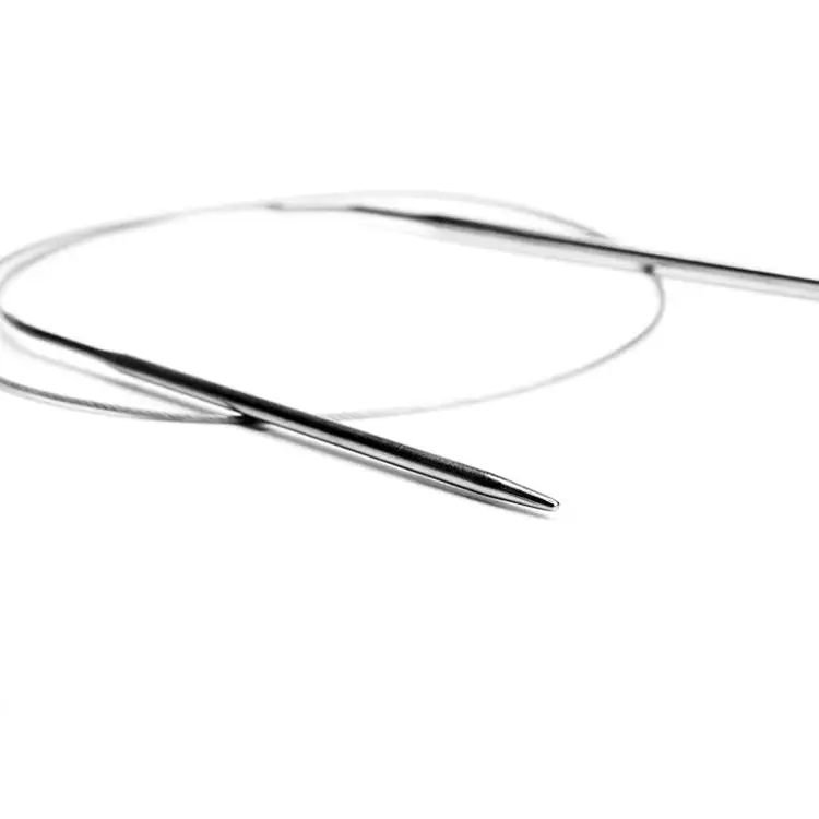 Прочные вязаные иголки аксессуары для шитья круглые булавки из нержавеющей
