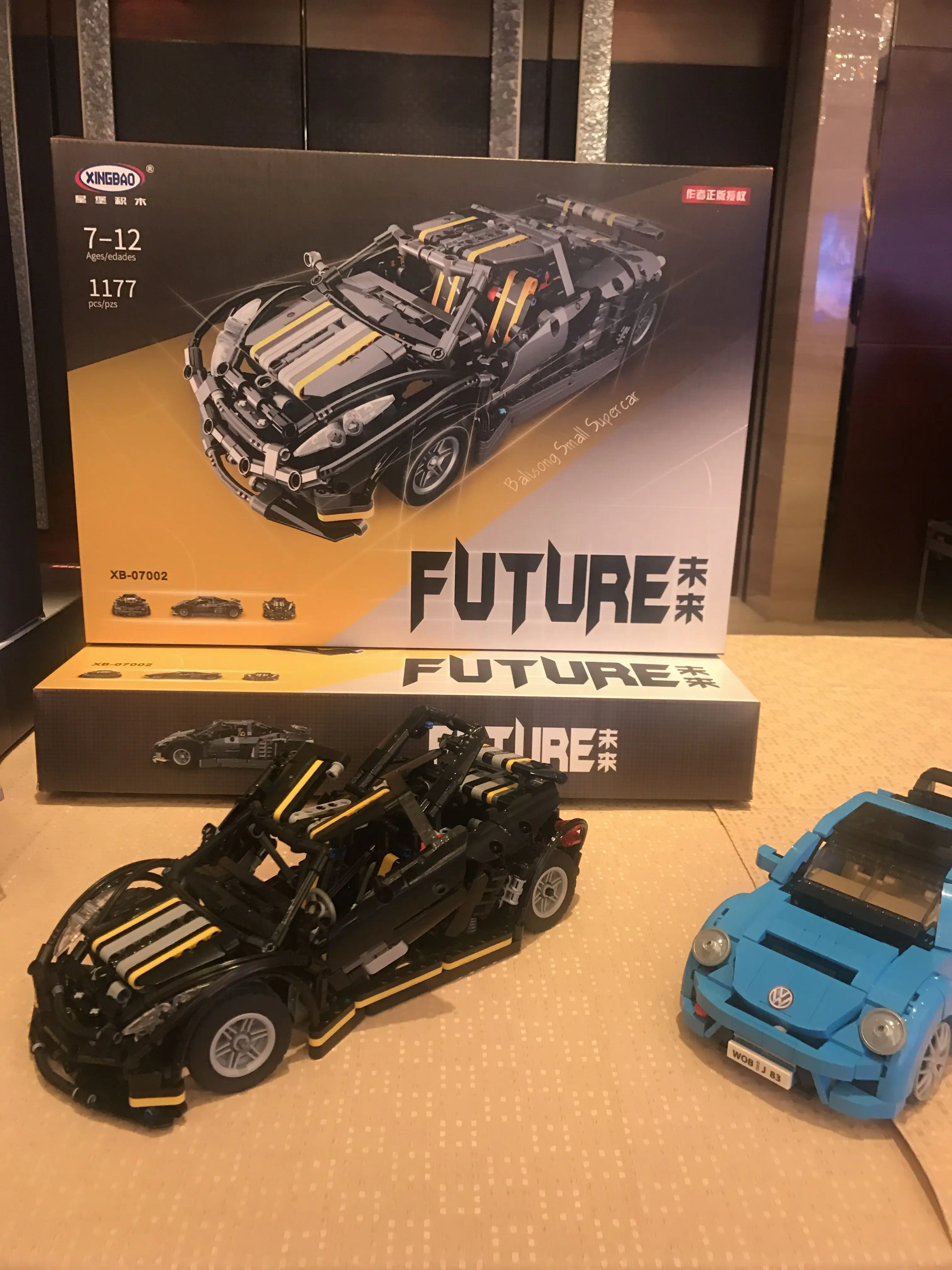 XingBao 07002 MOC серии балисонг Малый супер будущий автомобиль модель комплект