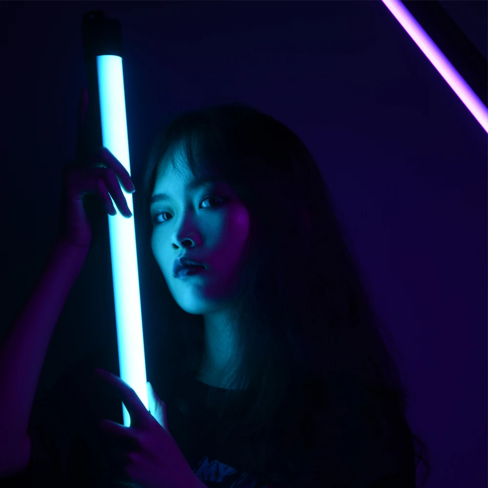 

Yidoblo LED Stick light 60cm 20W /120CM 40W Lighting LED lamp fill rod video RGB colorful lighting kit photo handheld tube lamp