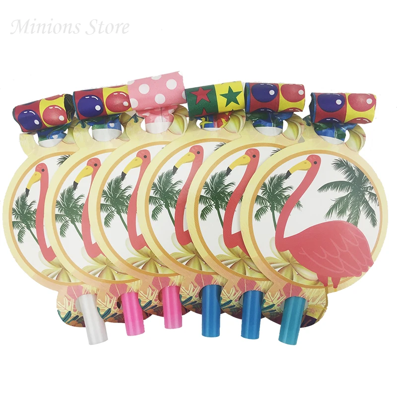 101 шт./лот 6 милых детских фламинго набор для вечерние посуда покрытие стола