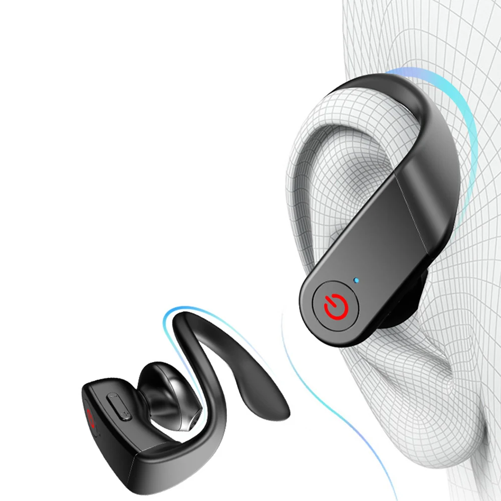 Bluetooth наушники Arikasen TWS 5 0 светодиодный дисплей Беспроводные стереонаушники для