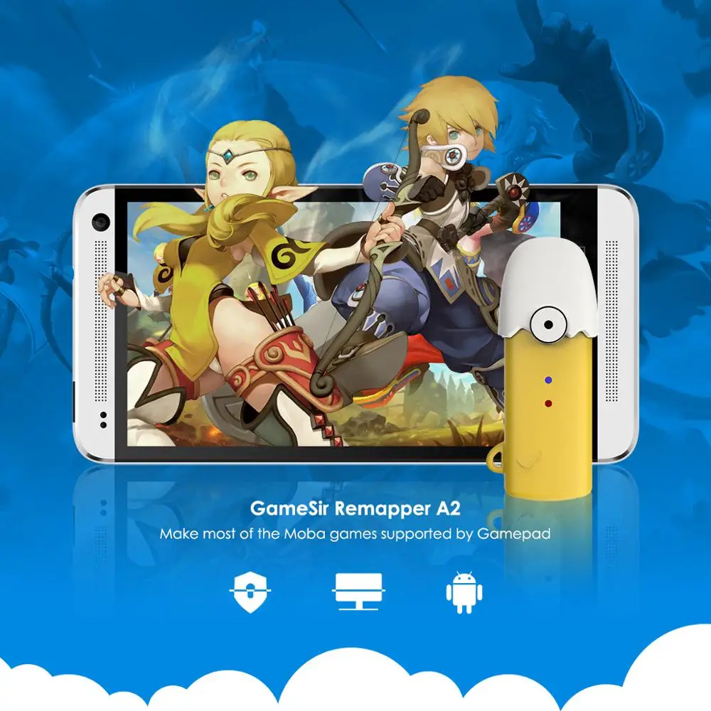GameSir Remapper A2 для активации телефона Android и игровой контроллер Совместимость PUBG Call of