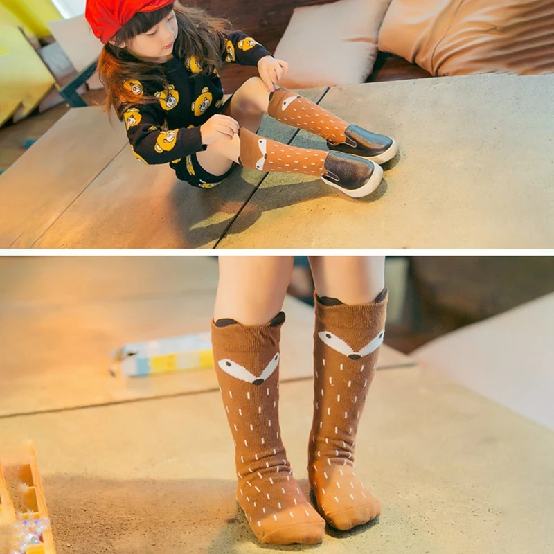1 пара хлопковые носки для детей с персонажами из мультфильмов Гольфы рисунком